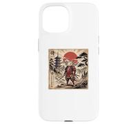 Custodia per iPhone 15 Samurai Axolotl Japanese Vintage Funny Gifts Graphic Art