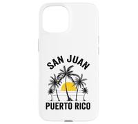 Custodia per iPhone 15 San Juan Maglietta Souvenir sulla spiaggia Puerto Rico 2025 Vacanza