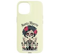 Custodia per iPhone 15 Santa Muerte Santo Popolare Spirituale