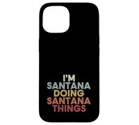 Custodia per iPhone 15 Santana Name Santana Personalized Name First Given