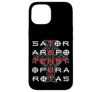 Custodia per iPhone 15 Sator Arepo Tenet Opera Rotas Christian symbol