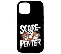 Custodia per iPhone 15 Scarepenter - Divertente gioco di parole per Halloween da falegname