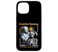 Custodia per iPhone 15 Sci Fi Creative Synergy AI Umani Innovare Insieme