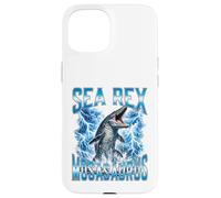 Custodia per iPhone 15 Sea Rex Mosasaurus Ocean Predator Dinosaur Ragazzi