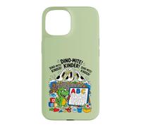 Custodia per iPhone 15 Seagull Dino Mite Kinder Dinosaur Back to School Student Kid