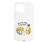 Custodia per iPhone 15 Sei il formaggio della mia pasta Funny Foodie