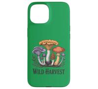 Custodia per iPhone 15 Selvaggio Raccolta Cottagecore Funghi Foraggiamento
