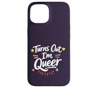 Custodia per iPhone 15 Si scopre che sono queer - Divertente orgoglio LGBTQ+ in