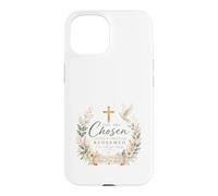 Custodia per iPhone 15 Siete scelti amati perdonati redenti | Christian