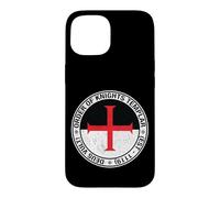 Custodia per iPhone 15 Sigillo della bandiera dell'Ordine dei Templari