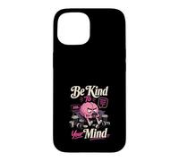 Custodia per iPhone 15 Sii Gentile con la Tua Mente Cervello Divertente