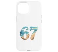 Custodia per iPhone 15 Six SSix Seven Beach Summer Waves Fun Ragazze Bambini Uomo