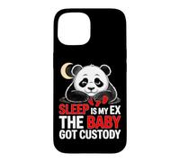 Custodia per iPhone 15 SLEEP IS MY EX THE BABY GOT CUSTODY