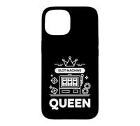 Custodia per iPhone 15 Slot machine Queen Casino Gambler Jackpot