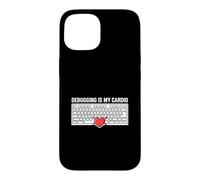 Custodia per iPhone 15 Software Developer Programmer Debugging Is My Cardio