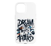 Custodia per iPhone 15 Sogno Grande Lavoro Hard Graffiti Street Tipografia