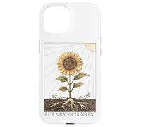 Custodia per iPhone 15 Solo Un Raggio Di Sole Girasole Giallo Estate Sunshine
