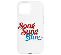 Custodia per iPhone 15 Song Sung Blue Logo