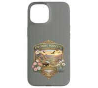 Custodia per iPhone 15 Souvenir del Parco Nazionale Theodore Roosevelt North Dakota