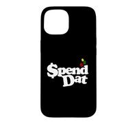 Custodia per iPhone 15 Spendi Dat, Spendi Dat, Dove tutto il mio Scammin, Tag pop, $$$