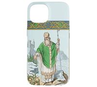 Custodia per iPhone 15 St Patrick Catholic Saint Patricks Day Snakes Irlanda