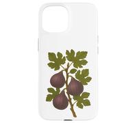 Custodia per iPhone 15 Stampa artistica vintage con fico botanico natura frutta