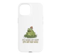 Custodia per iPhone 15 Sto facendo del mio meglio, non è molto buona rana sarcastica realista