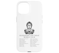 Custodia per iPhone 15 Storia greca classica - Tour mondiale di Alessandro Magno