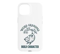 Custodia per iPhone 15 Strano Nonni Costruire Carattere Possum Retrò Vintage