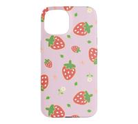 Custodia per iPhone 15 Strawberry Floral Garden Cottagecore Aesthetic