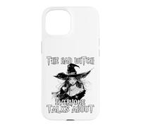 Custodia per iPhone 15 Strega oscura, mistica figura femminile, streghe magiche