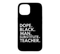 Custodia per iPhone 15 Stupendo Uomo Nero Sostituto African American Pride