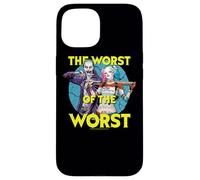 Custodia per iPhone 15 Suicide Squad Harley Quinn & Joker Worst Pair