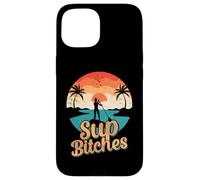Custodia per iPhone 15 SUP Bitches Paddleboard Paddle Board Boarding Ragazze Donne