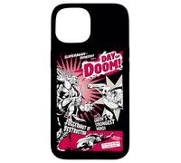 Custodia per iPhone 15 Superman Day of Doom Poster