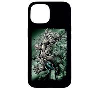 Custodia per iPhone 15 Superman Doomsday Destruction