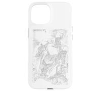 Custodia per iPhone 15 Superman Exploding Space Sketch