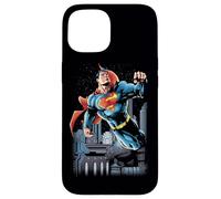 Custodia per iPhone 15 Superman Night Fight