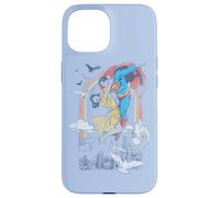 Custodia per iPhone 15 Superman Rainbow Love