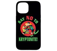 Custodia per iPhone 15 Superman Say No to Kryptonite