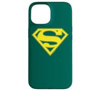 Custodia per iPhone 15 Superman Yellow & Green Shield