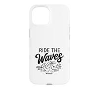 Custodia per iPhone 15 Surf Beach Graphic Surfer Gift Coastal Surfing Lover