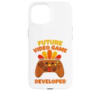 Custodia per iPhone 15 Sviluppatore di videogiochi Future Thanksgiving Gaming Fun Boy Kid
