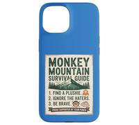Custodia per iPhone 15 T-shirt Punch Monkey Primate Highland Adventure Advice