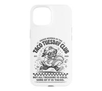 Custodia per iPhone 15 Taco Tuesday Club Divertenti carlini e amanti del cibo
