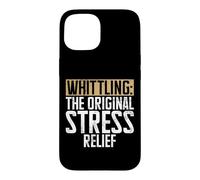Custodia per iPhone 15 Tagliare l'originale Stress Relief Carving