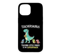 Custodia per iPhone 15 Teachersaurus Insegnante Umorismo Insegnare Piccoli Dinosauri