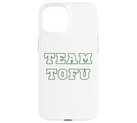 Custodia per iPhone 15 Team Tofu Vegan Vegetariano Tee Per Gli Amanti Del Tofu.