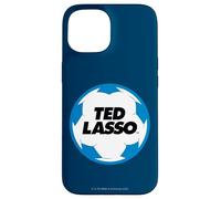 Custodia per iPhone 15 Ted Lasso soccer ball logo