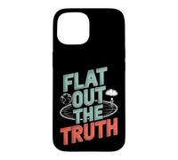 Custodia per iPhone 15 Teoria della cospirazione della terra piatta - Appiattire la verità